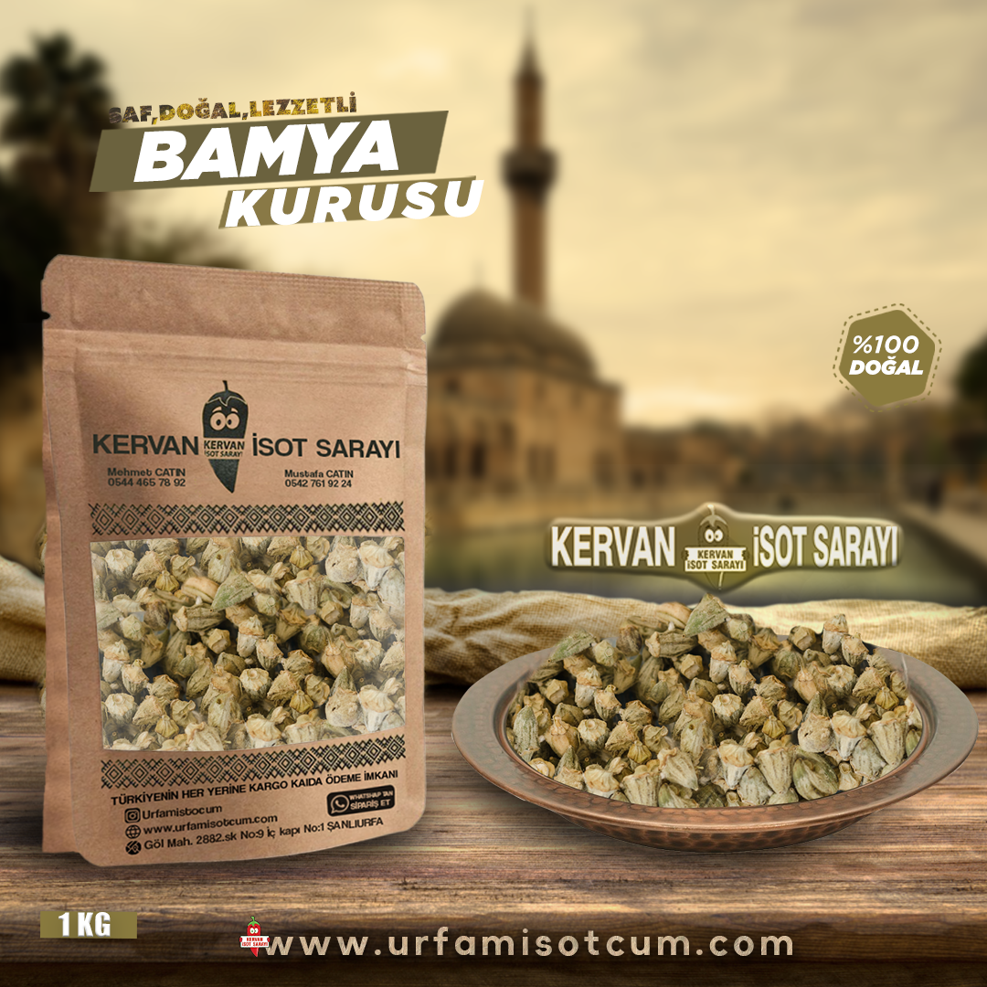 Çiçek Bamya Kurusu (1kg)