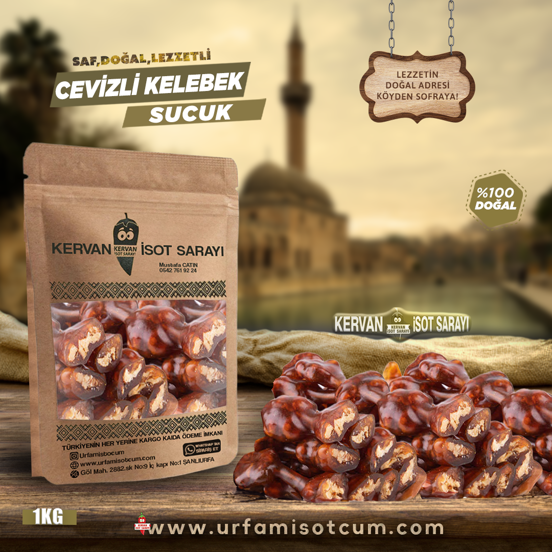 Kelebek Cevizli Sucuk(1kg)