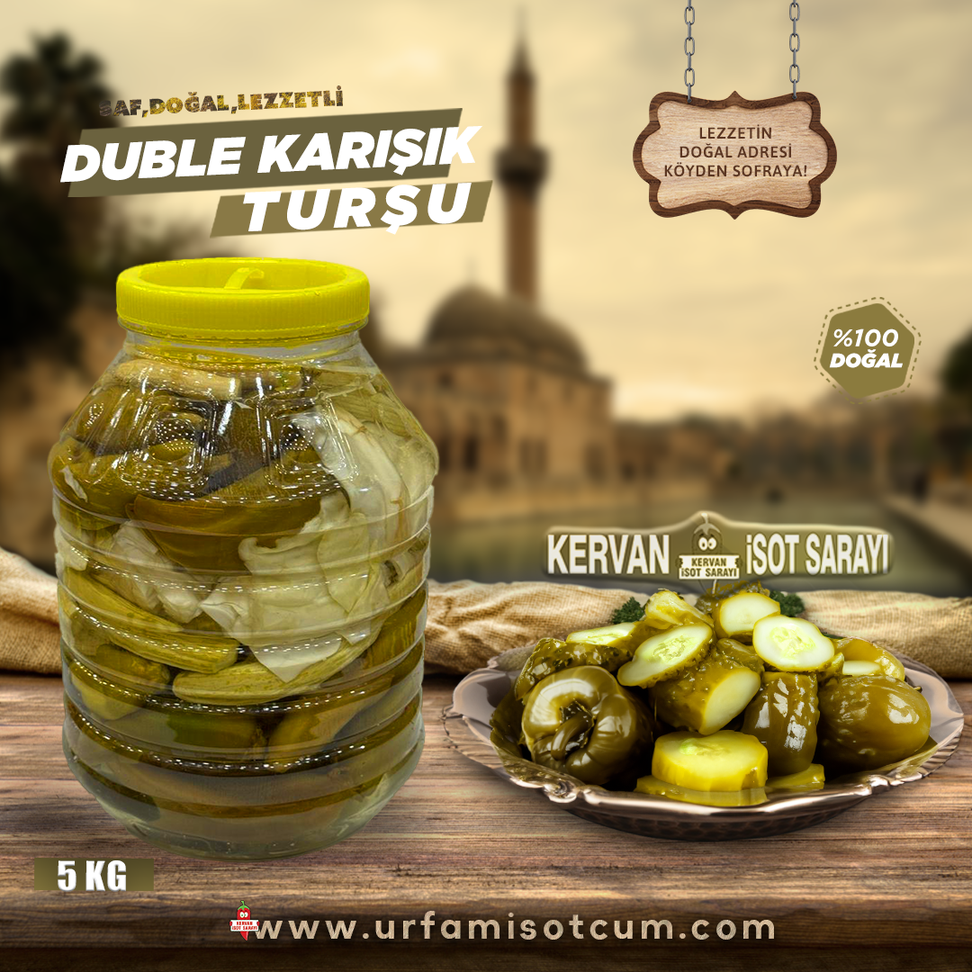 Duble Karışık Turşu(5kg) ( Stokta Kalmadı )