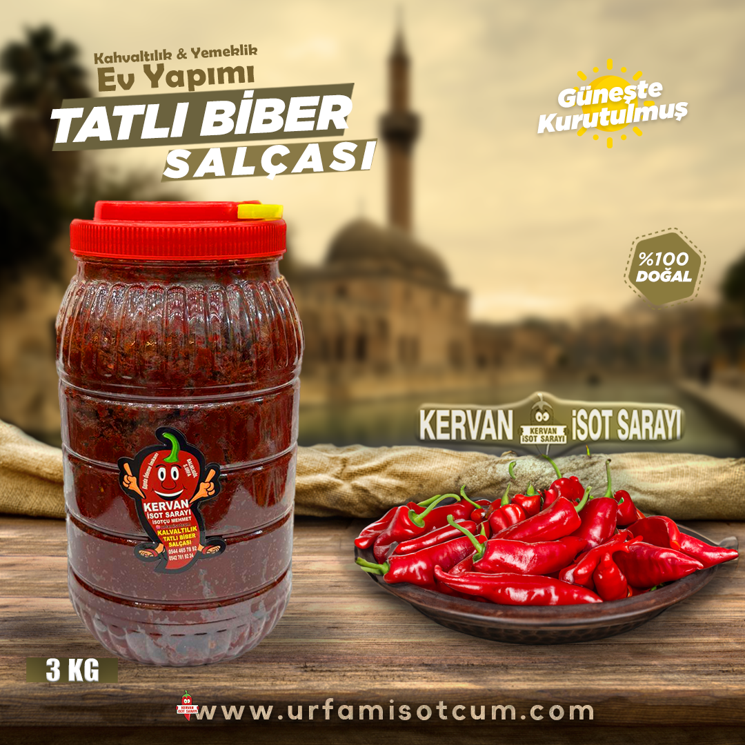 Kahvaltı Salça Tatlı Urfa Usulü (3 kg)