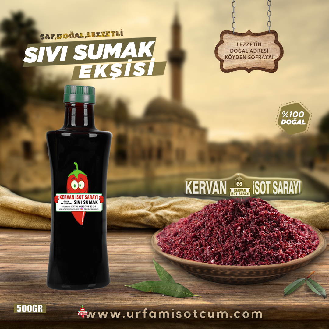 Sıvı Sumak Ekşisi (500gr)